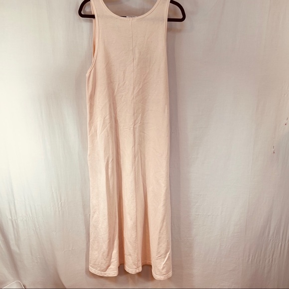 Cotton Studio women’s Dress. Sz S. Long 100% cotton. Lt.pink  sleeveless - Picture 2 of 6